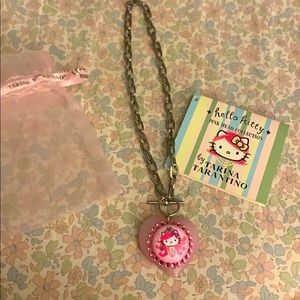 Tarima Tarantino hello kitty necklace